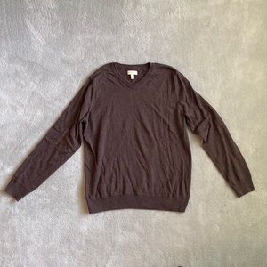 *NEVER WORN* Sonoma Mens Cotton V-Neck Sweater | Color: Brown | Size:  Small
